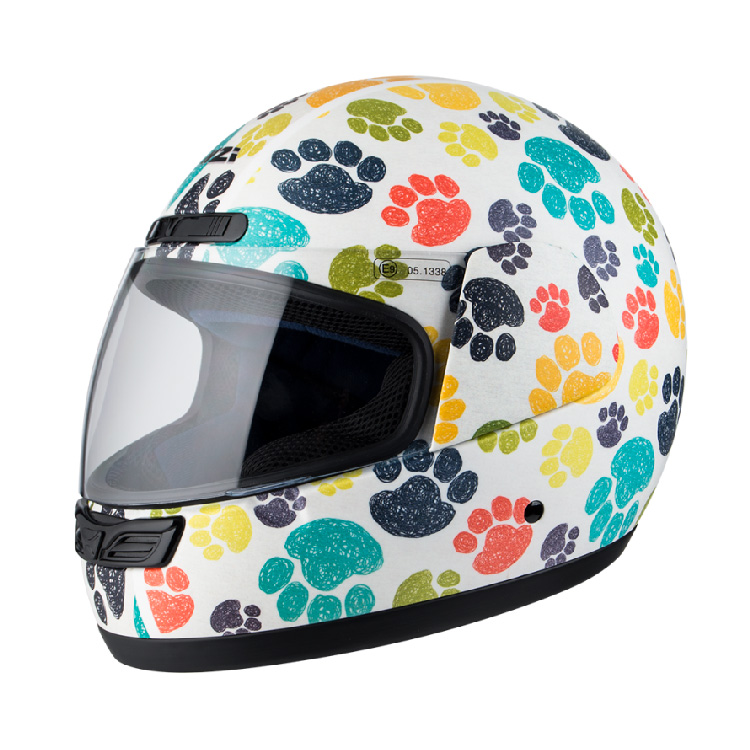 Casco de moto de niño