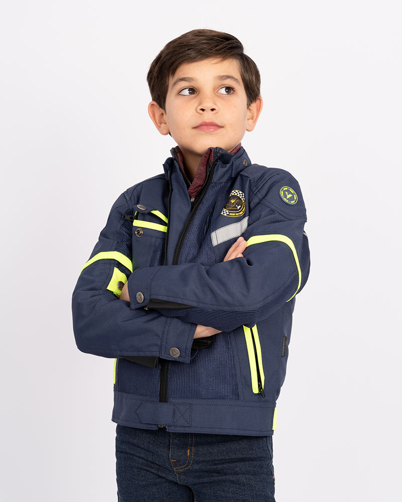 Chaqueta de moto de niño