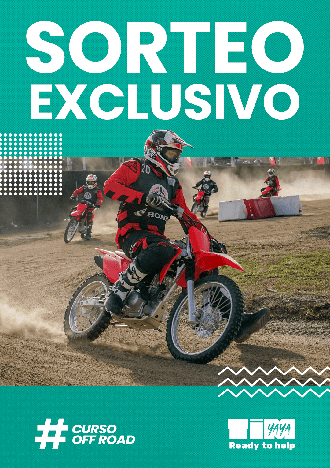 Sorteo Tim Yaya Curso conducción off road HIS diciembre